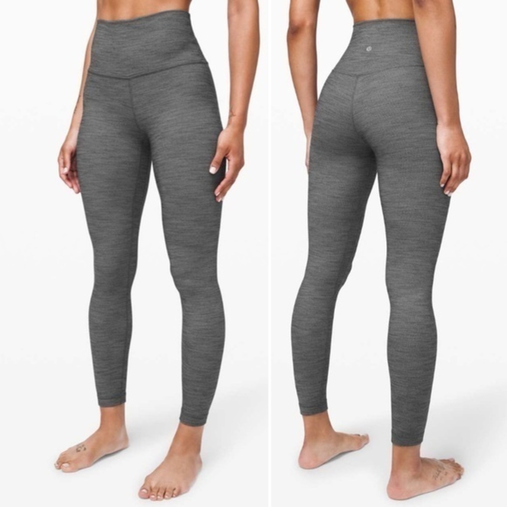 lululemon athletica High-Rise Heathered Gray Leggings